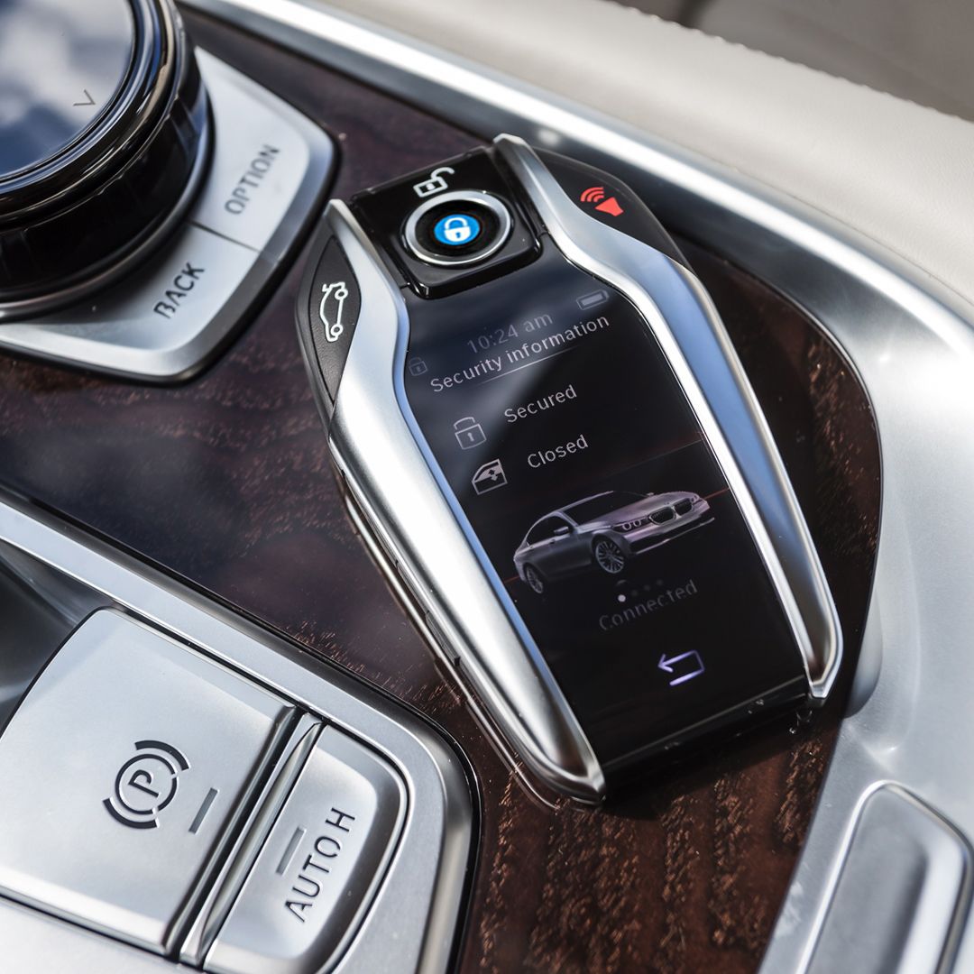 مفتاح ذكي للسيارة مع شاشة LCD	 - 4