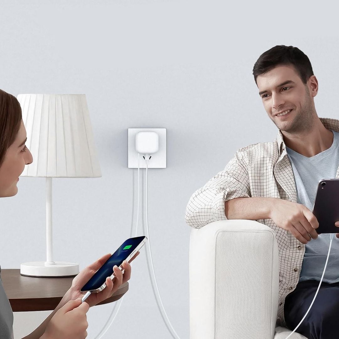 شاحن و باور بانك سريع 2 في 1 - 1