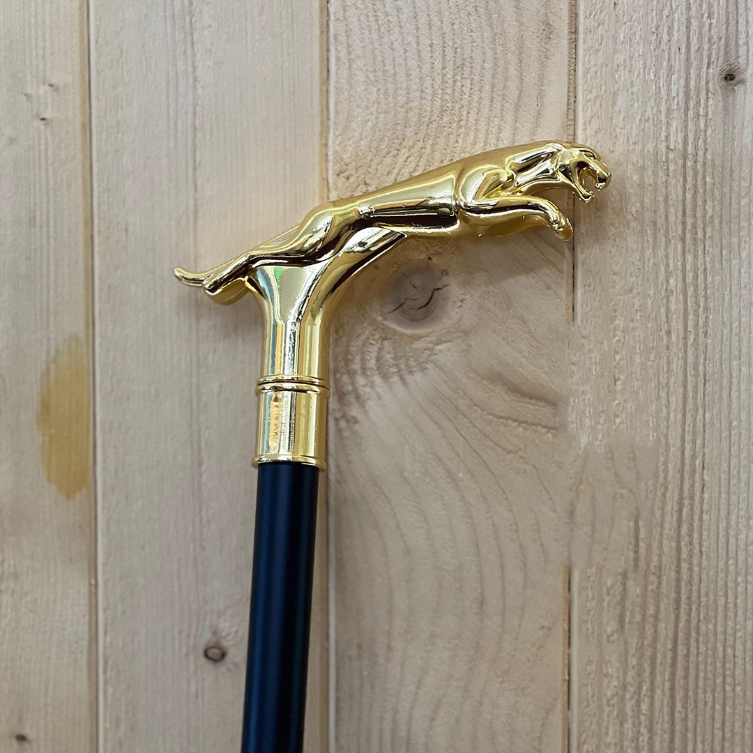 Leopard Handle Walking Stick - 28