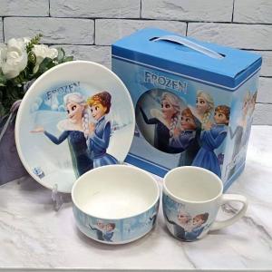 أدوات طعام للأطفال بتصميم Frozen