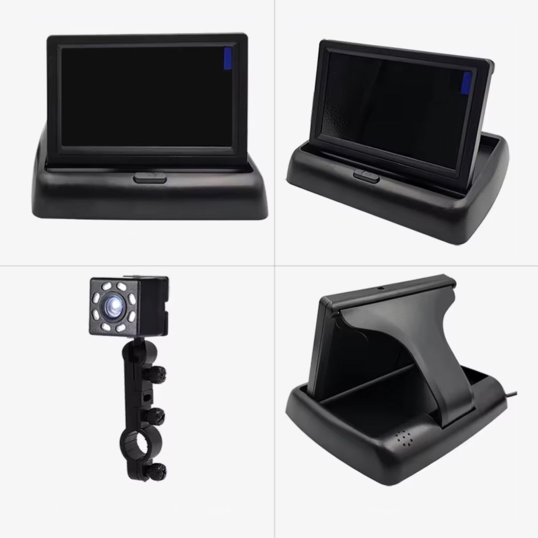 شاشة وكاميرا لمراقبة الأطفال في السيارة - 4