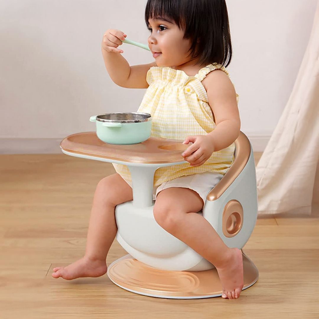 كرسي طعام للأطفال بقاعدة ثابتة - 15