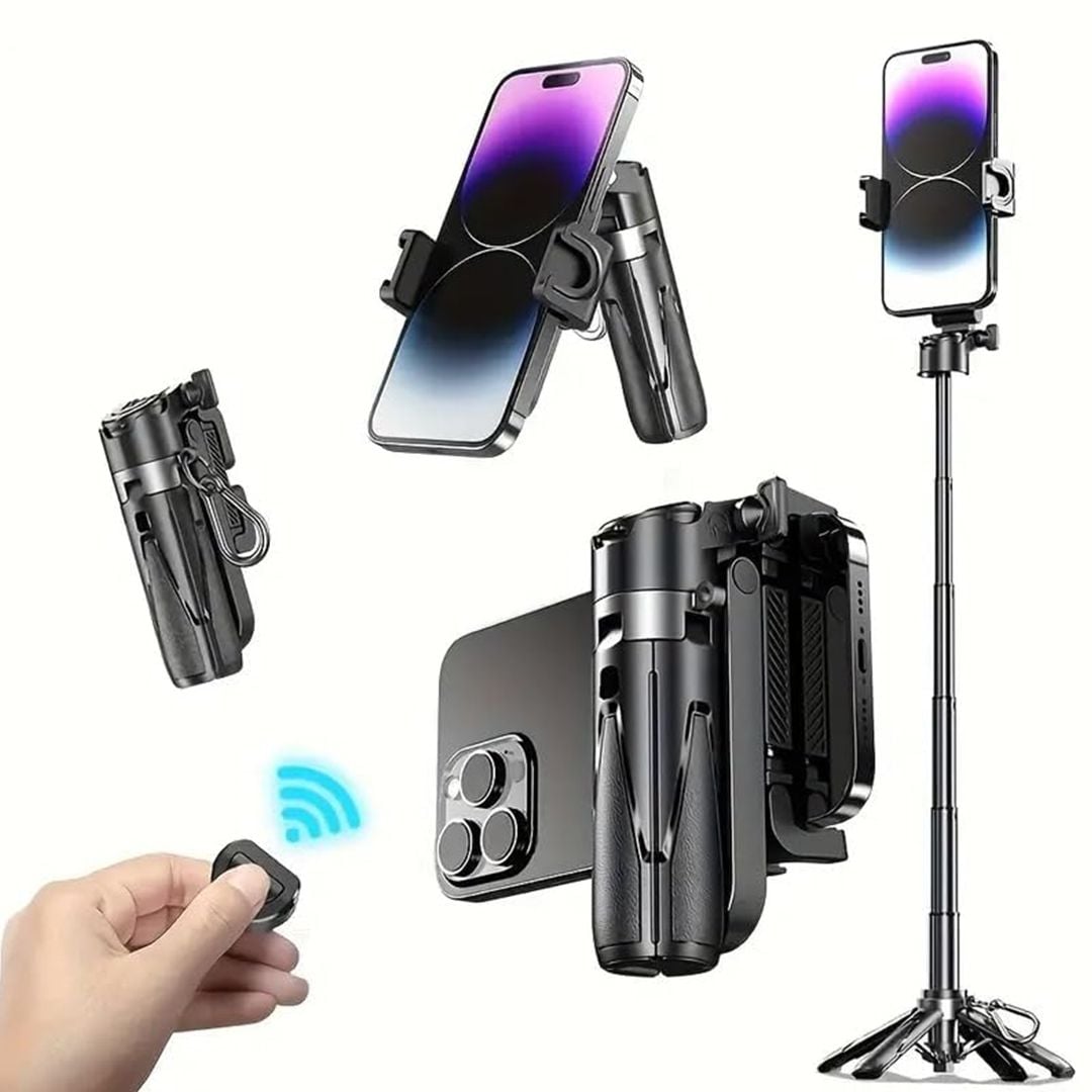 Mini Selfie Stick with Tripod - 5