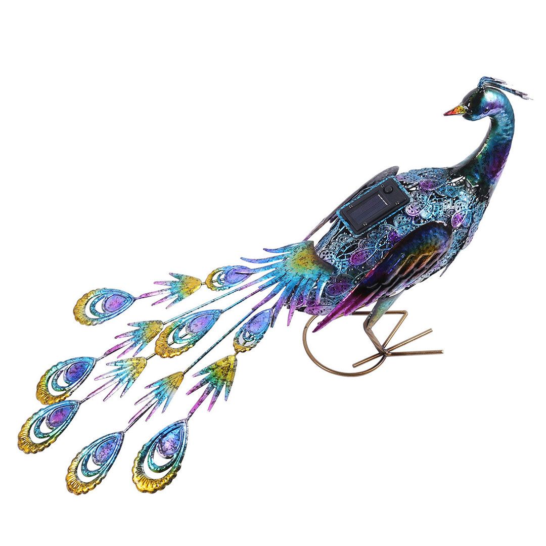 Peacock Statues with Solar Lights product thumbnail 5
