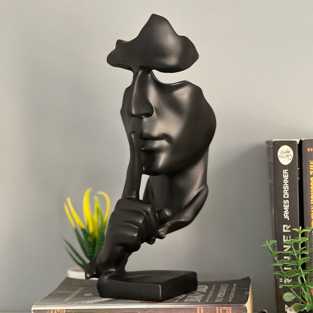 Silence is Gold Thinker Statue product thumbnail 2