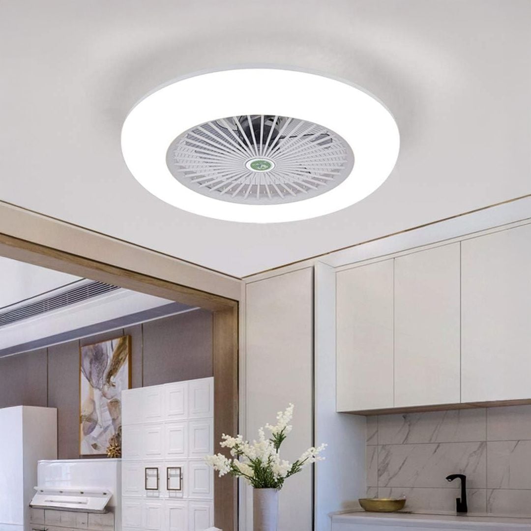 Fan with LED Light and Remote Control - 2