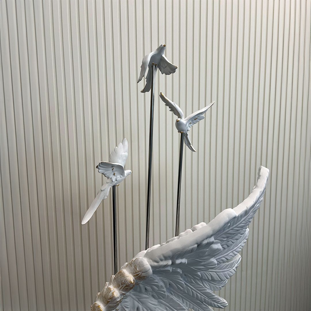  تمثال ديكور آنجل وينغز مع بلوتوث  - 6