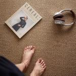 سجادة أرضية بخيوط مجدولة متناسقة - 8