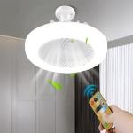 Fan with LED Light and Remote Control - 15