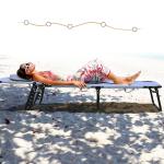 كرسي التشميس القابل للطي مع فتحة للوجه - 2