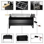 باربكيو محمول مع مشبك قابل للدوران - 10