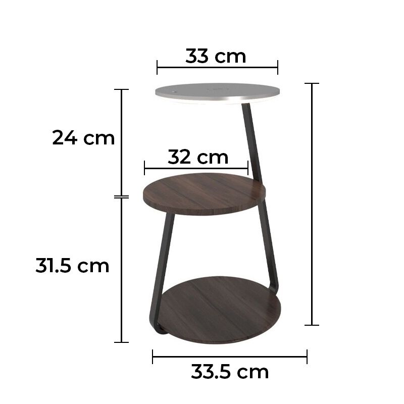 LED wooden table with fast Charging Technology product thumbnail 20