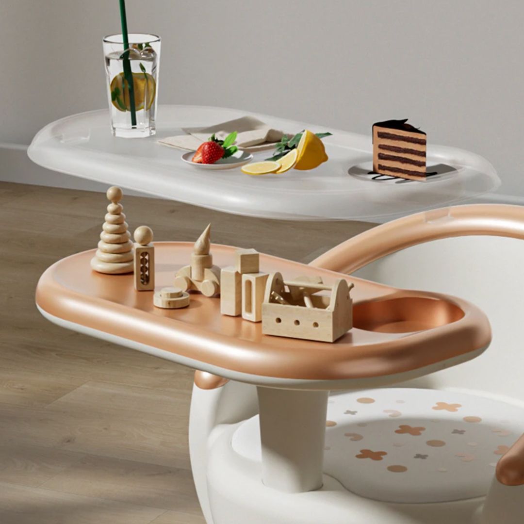 كرسي طعام للأطفال بقاعدة ثابتة - 5