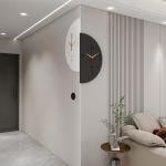 ساعة حائط مضيئة للزوايا - 7