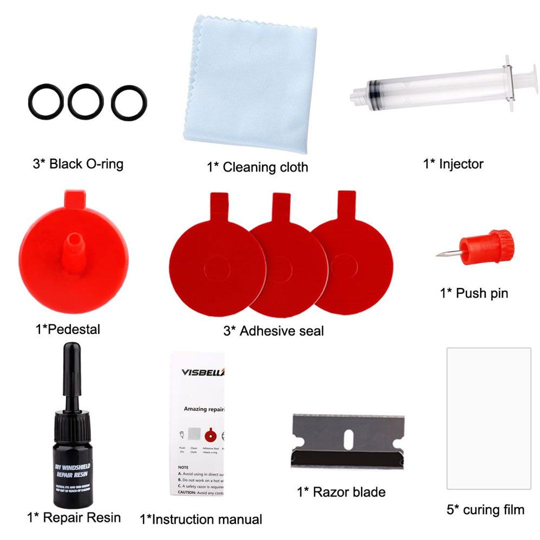 Car Windshield Repair Kit - 13