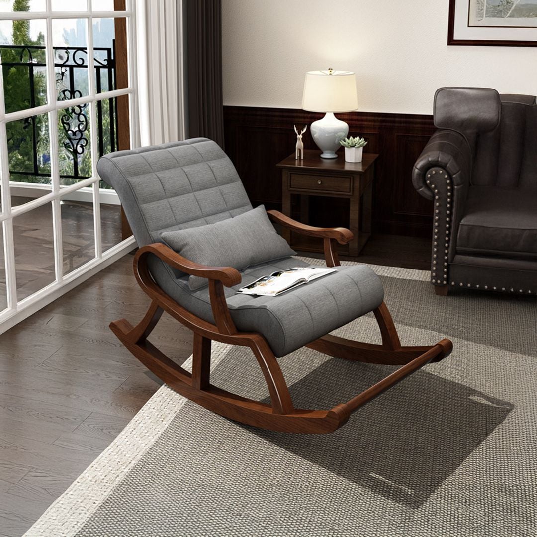 كرسي هزاز خشبي - 9