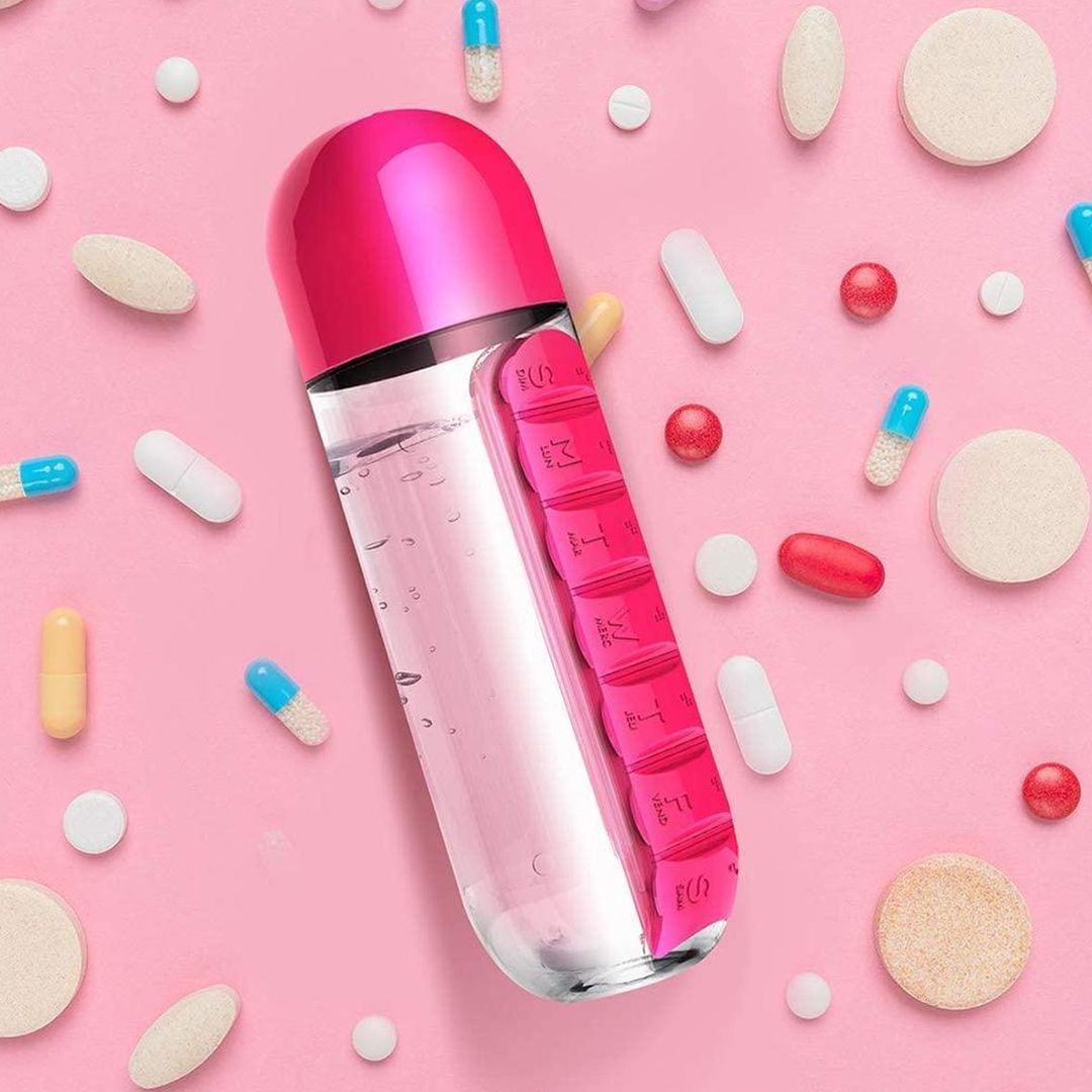 Water Bottle with Pill Holder product thumbnail 4