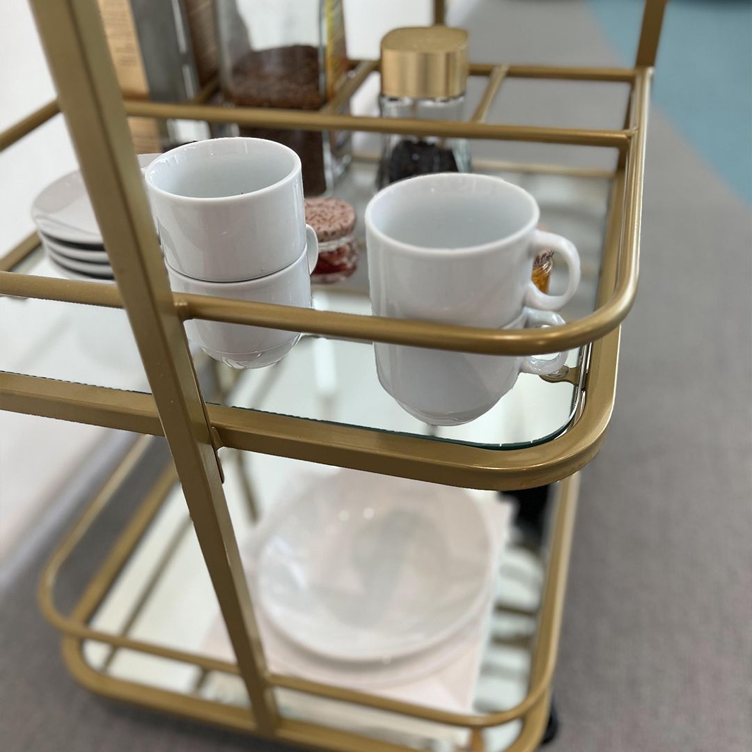 Metal hospitality trolley with wheels product thumbnail 14