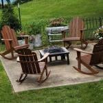 Garden Fire Pit and Table - 12
