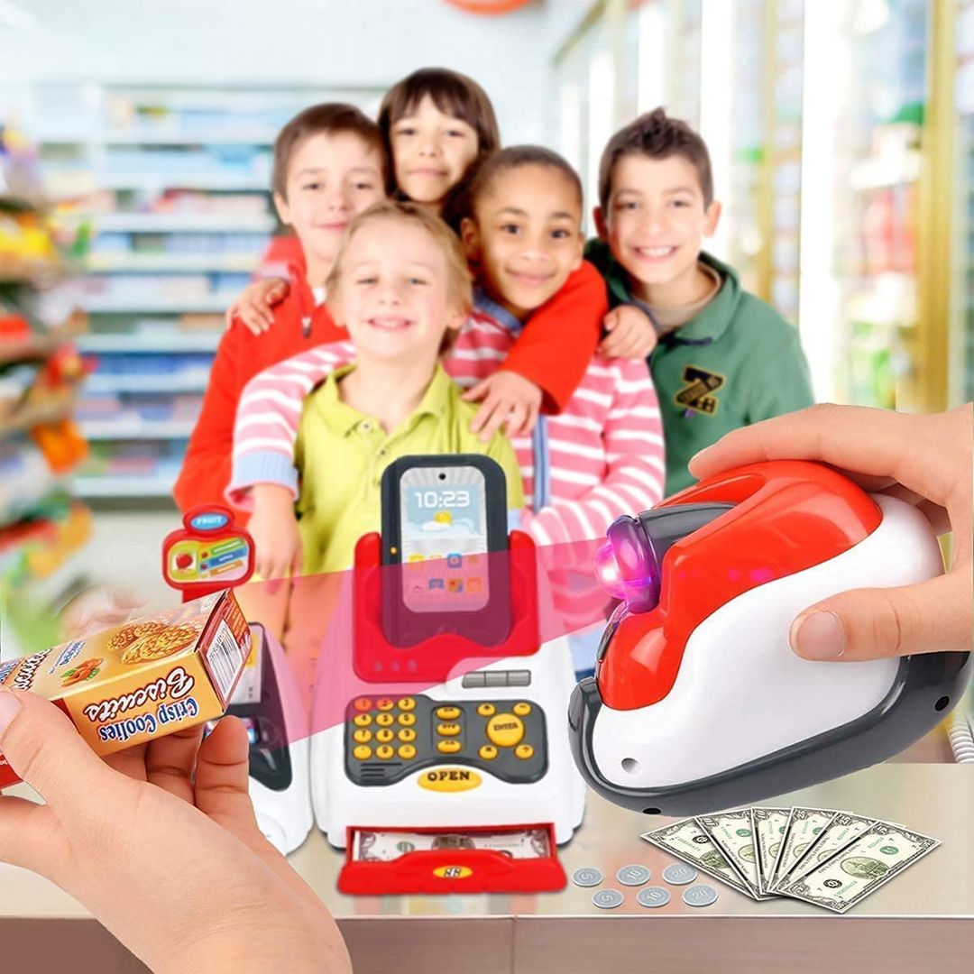 لعبة أدوات التسوق والكاش 24 قطعة - 11