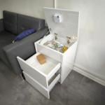 Nightstand with Hidden Safety Safe - 9