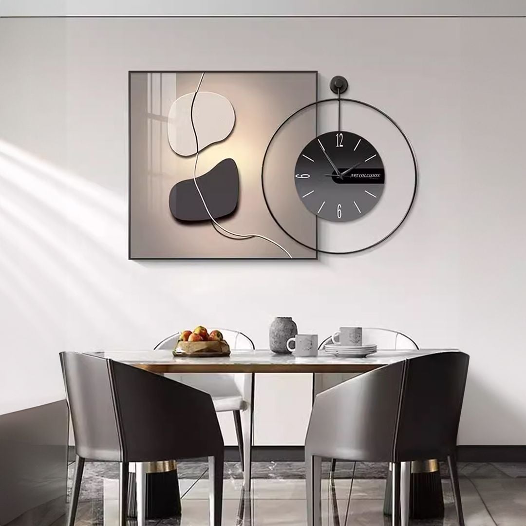Round wall clock with Photo Frame product thumbnail 2