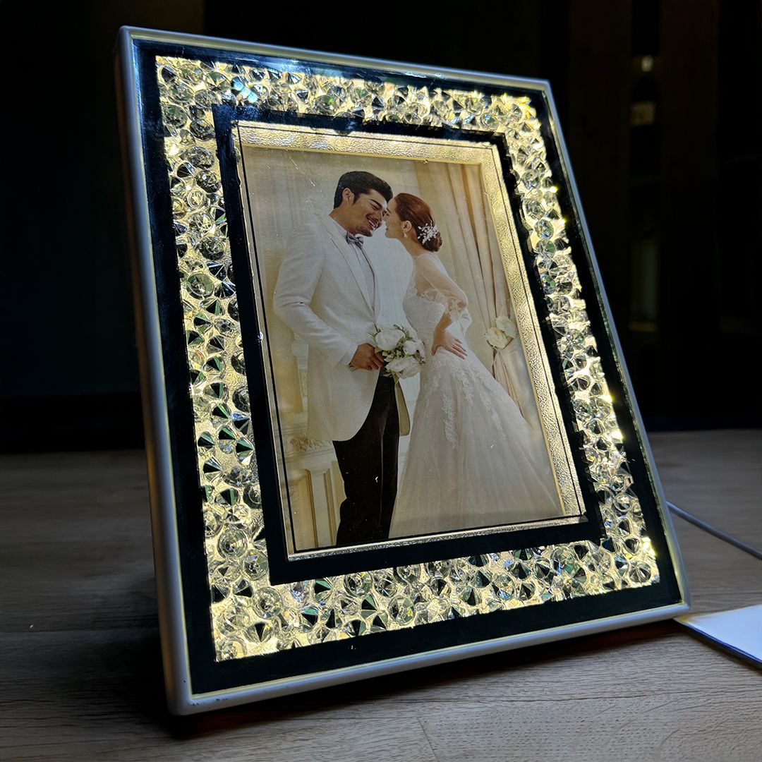 Illuminated Crystal Photo Frame - 32 cm product thumbnail 3