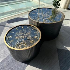 طقم طاولات بتصميم تروس ساعة فني فاخر - 2