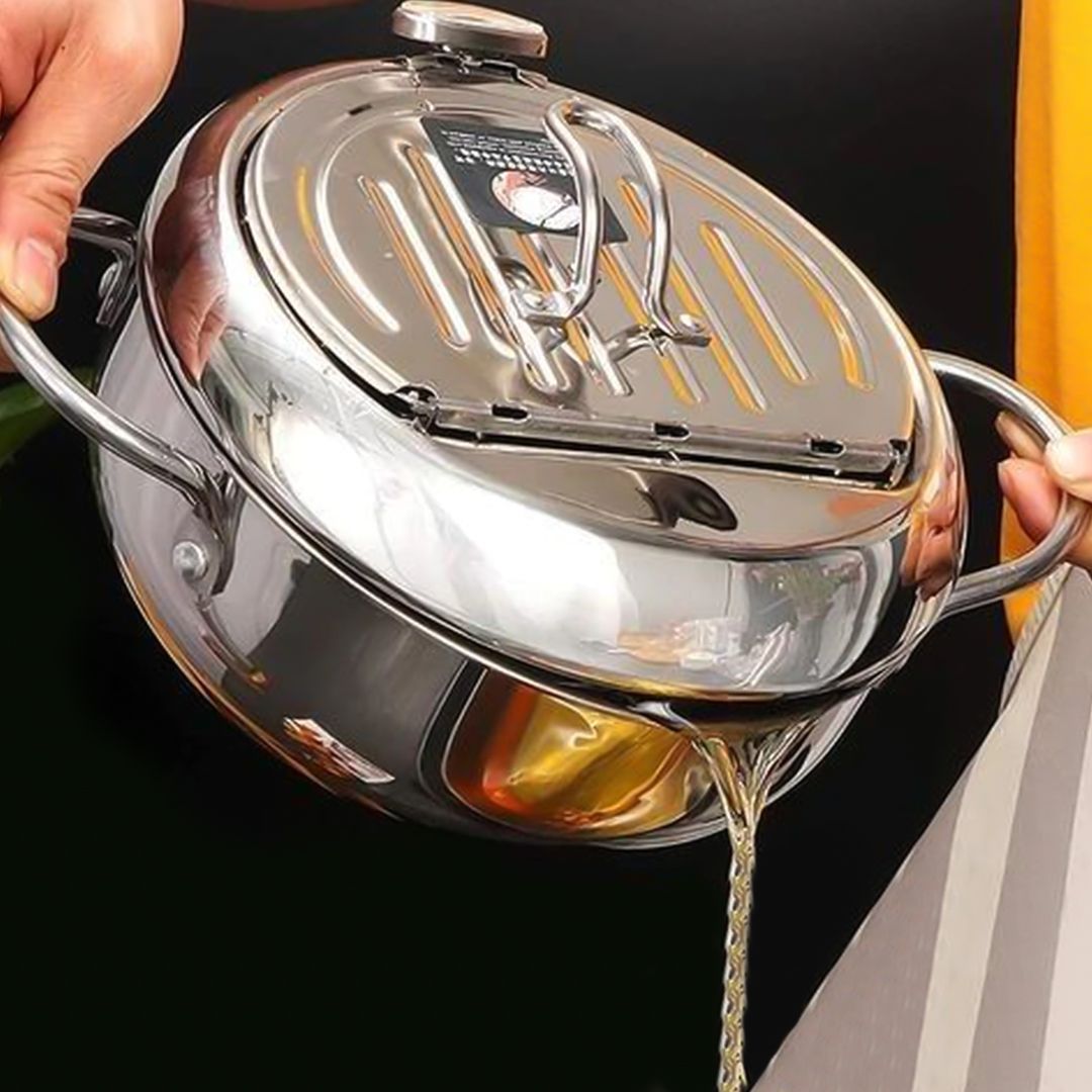 Stainless Steel Deep Frying Pot product thumbnail 12
