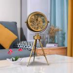 Golden Gear Art Table Clock - 1
