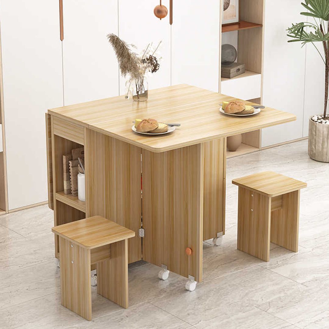 Dining Table on Wheels with Four Chairs product thumbnail 7