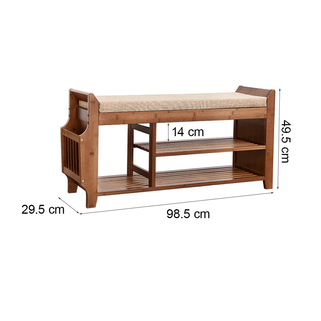 Shoe Storage Shelves with Bench Seating product thumbnail 13