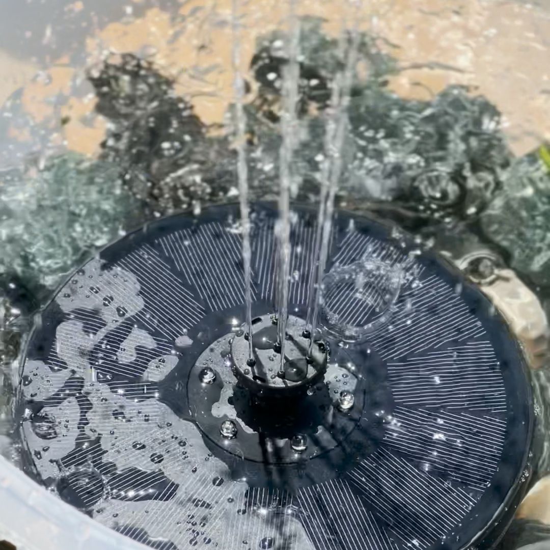 النافورة المُضيئة على الطاقة الشمسية - 35