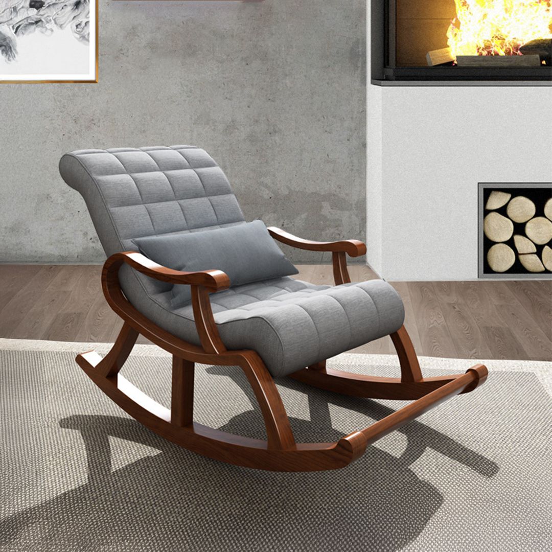 كرسي هزاز خشبي - 10