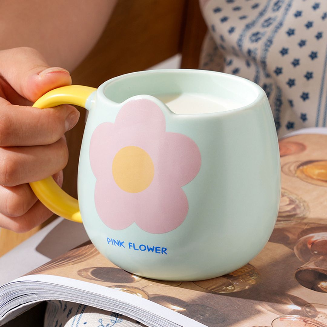 Floral Design Mug - 8