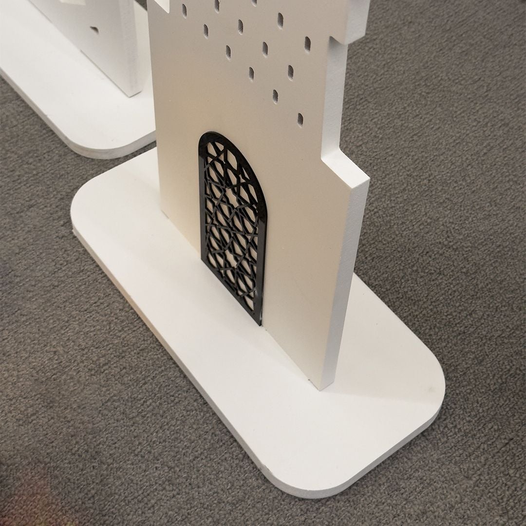 ستاند بزخرفة إسلامية مع مأذنة من روح - 12