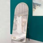 مرآة بإطار رفيع مع ستاند