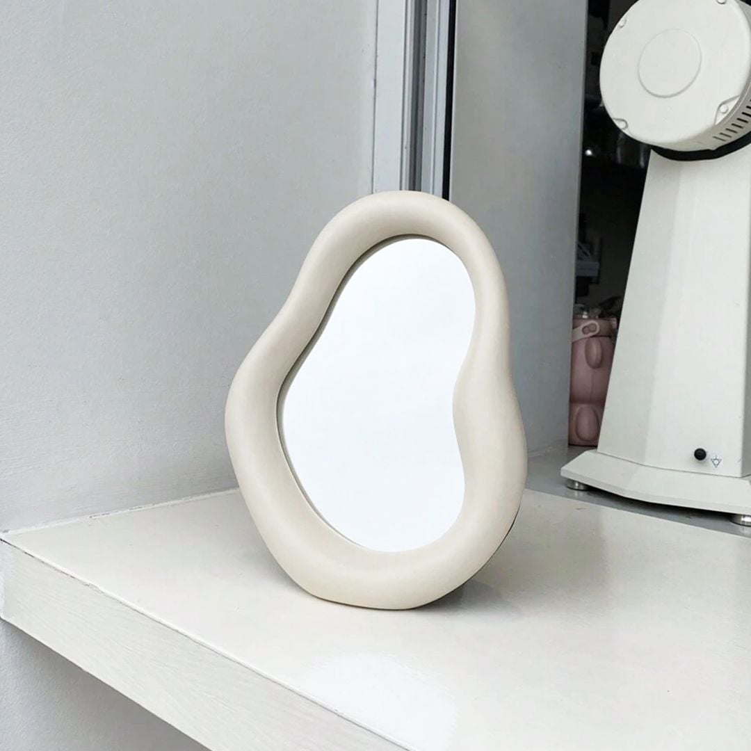 مراة محمولة بتصميم مموج - 6