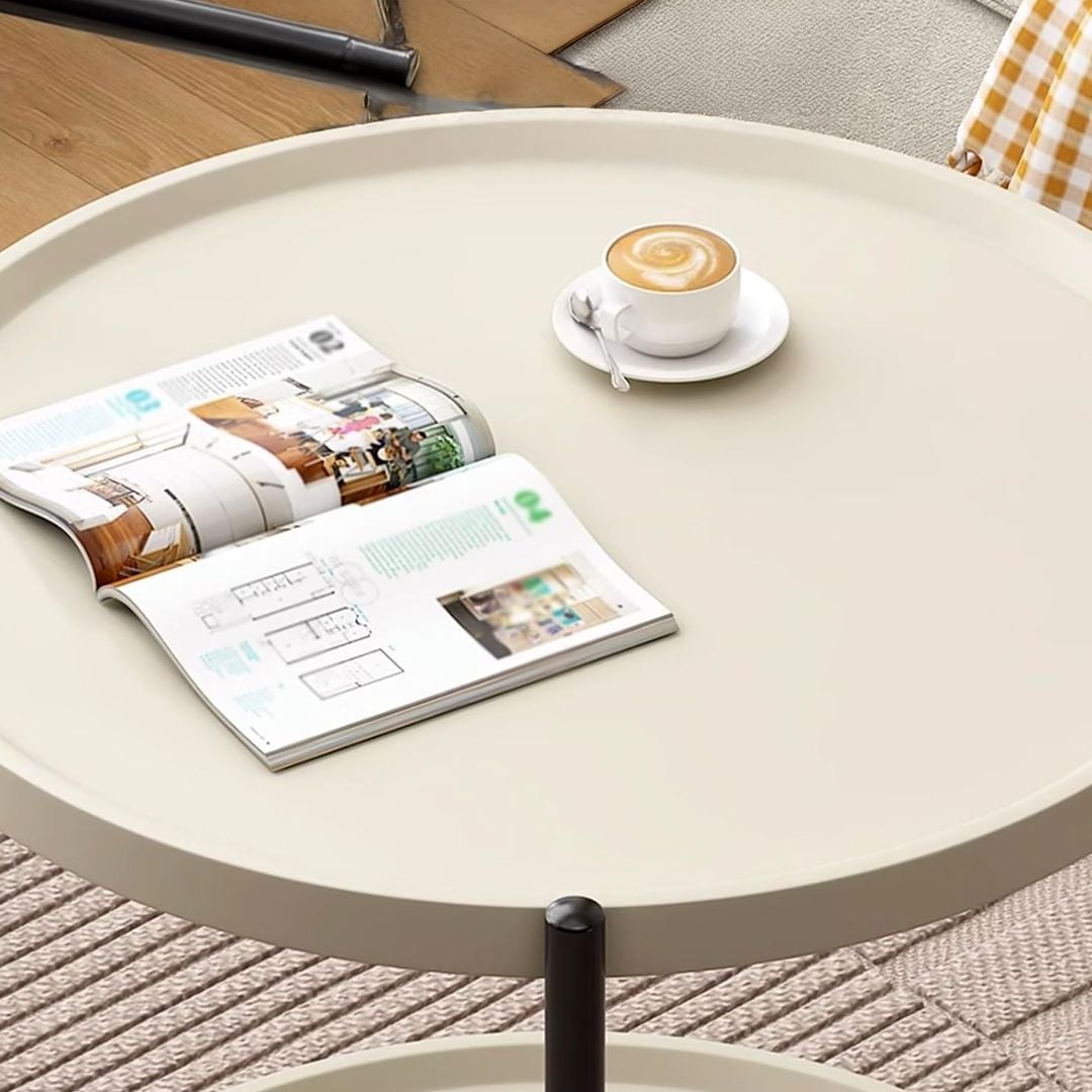 عربة ضيافة دائرية مزدوجة - 8