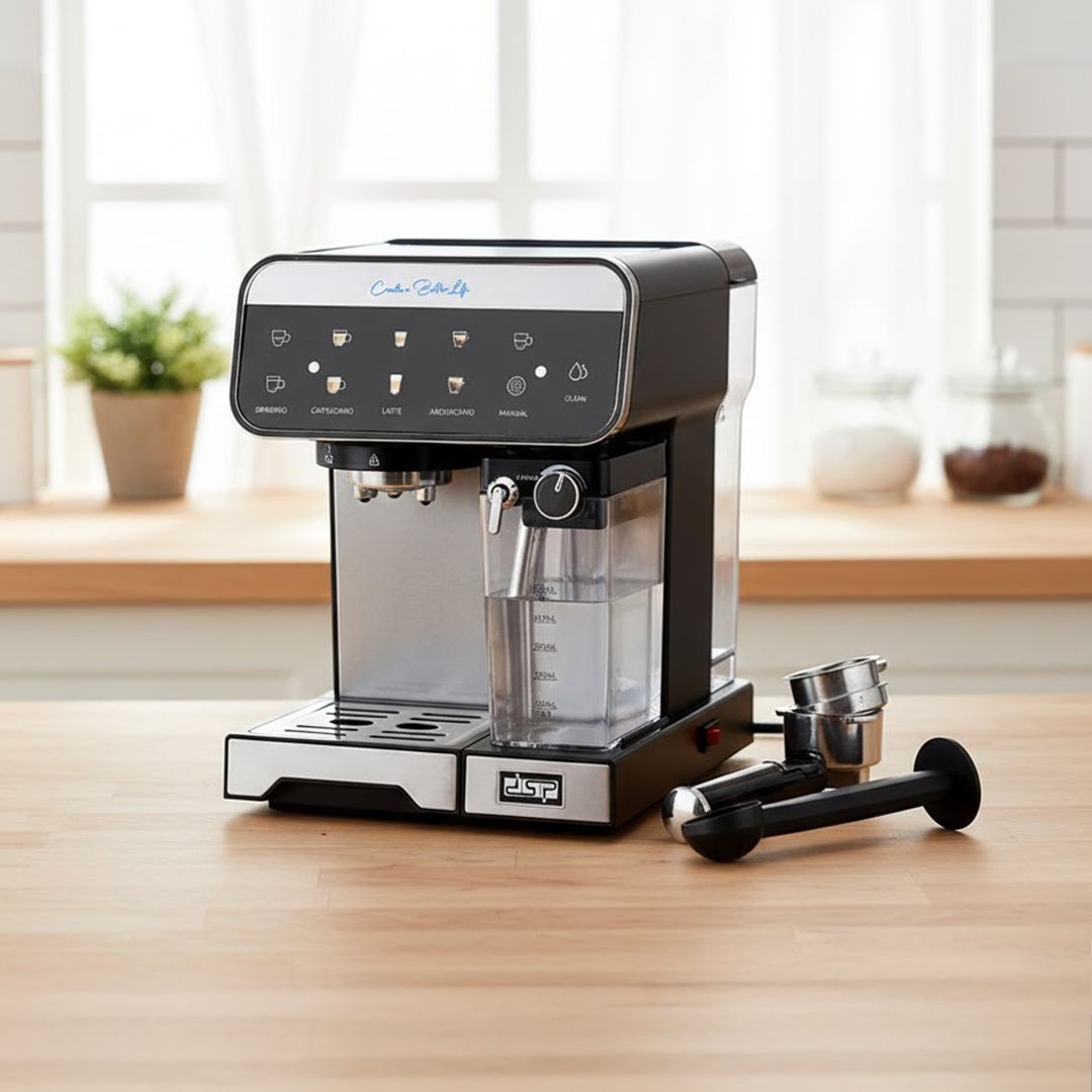 ماكينة إسبريسو DSP الاحترافية بضغط 20 بار - 5