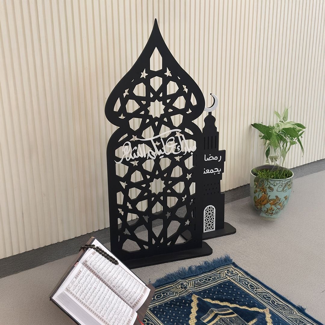 ستاند بزخرفة إسلامية مع مأذنة من روح - 18