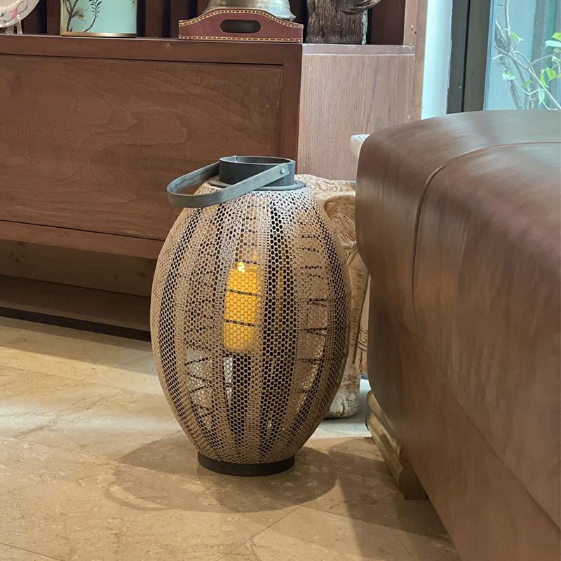 فانوس الشموع الخشبي - 55 سم - 8