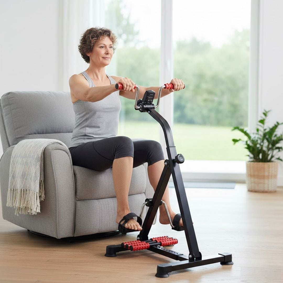 Arm & Leg Exercise Bike with Foot Massage - 1