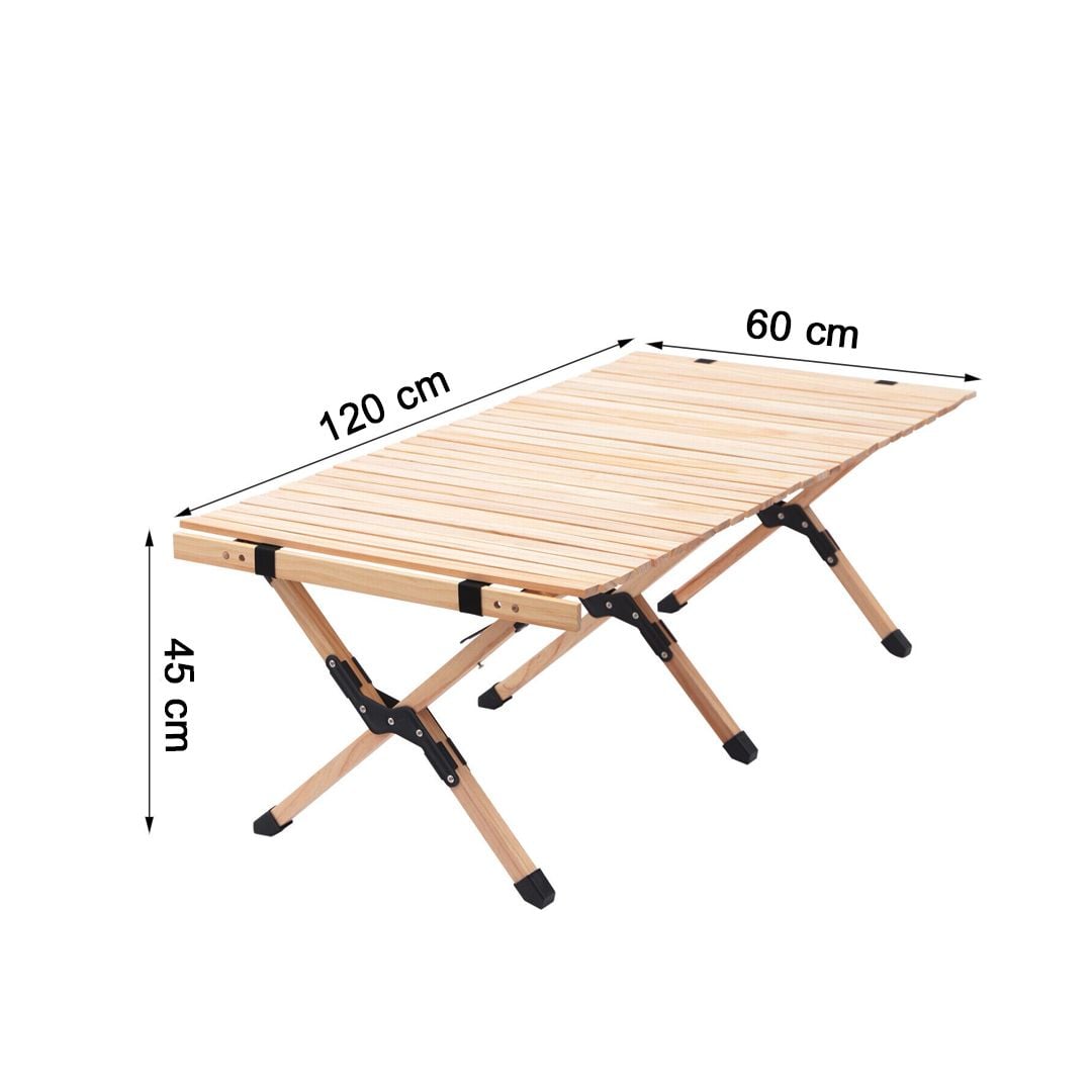 Wooden Picnic Table with 4 Folding Chairs product thumbnail 18