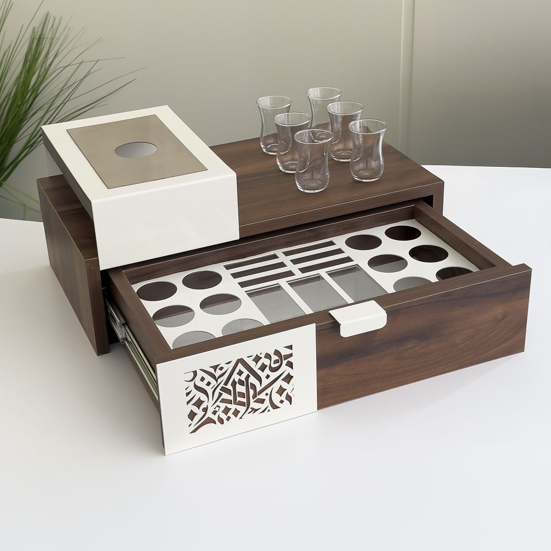 صندوق ضيافة خشبي انيق من روح - 4