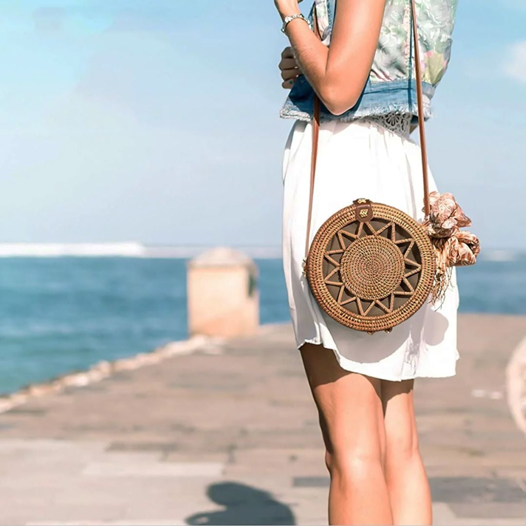 Handmade Rattan Shoulder Bag product thumbnail 14