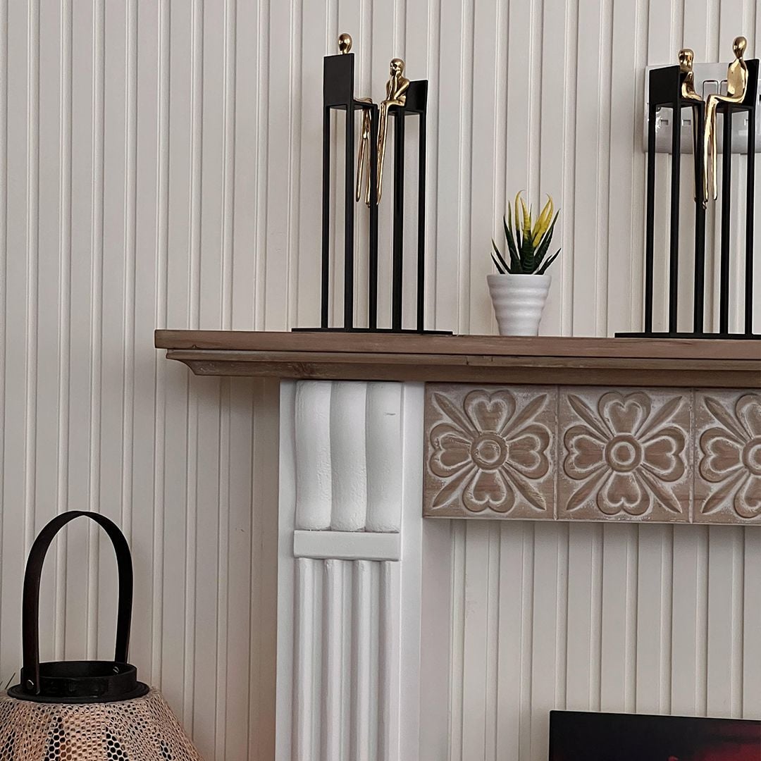 ديكور الموقد الخشبي بتصميم عصري - 5