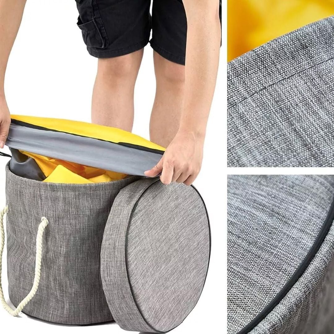 حقيبة تخزين الألعاب مع بساط للعب - 5