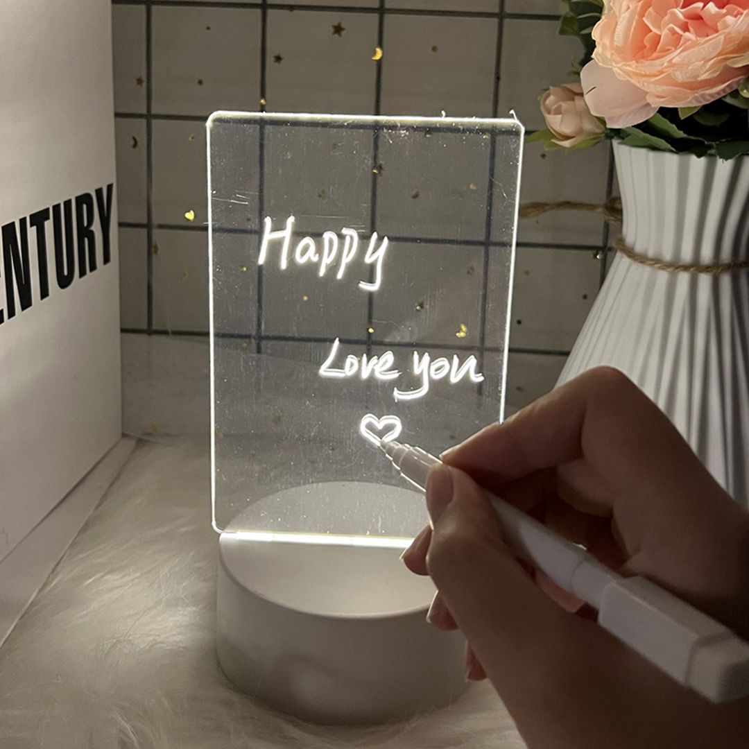 Creative Acrylic LED Note Board product thumbnail 8