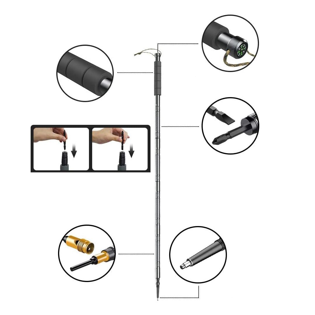Outdoor Multifunctional Climbing Stick product thumbnail 8